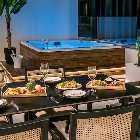 Maison Aqua Suite With Private Mini Pool Jacuzzi Херсониссос Экстерьер фото