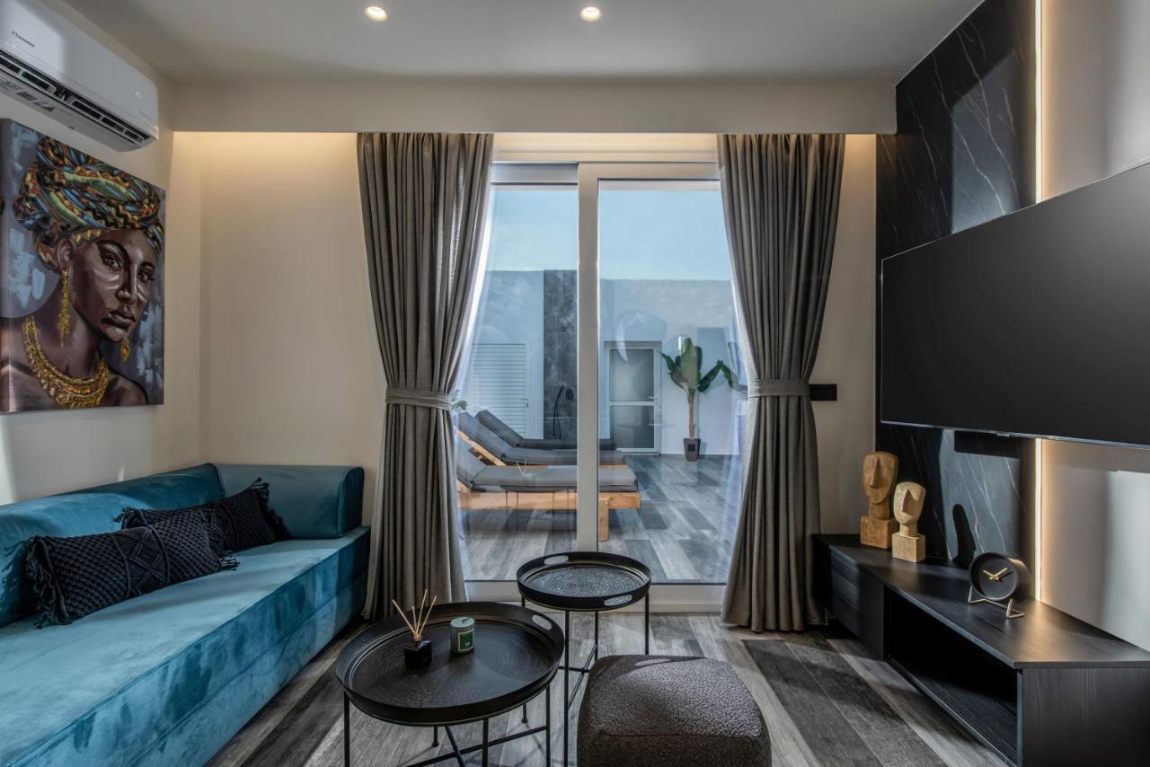 Maison Aqua Suite With Private Mini Pool Jacuzzi Херсониссос Экстерьер фото