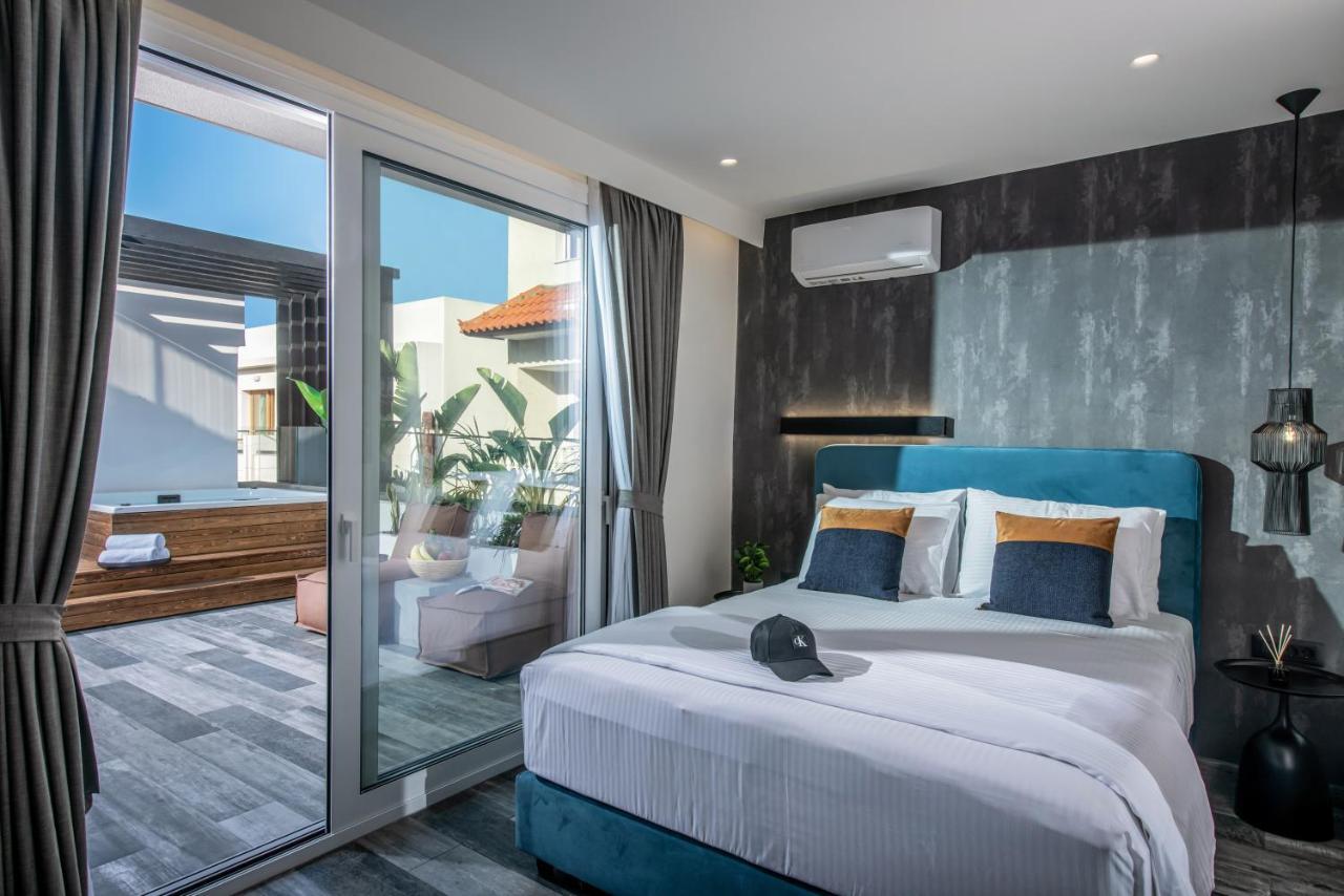 Maison Aqua Suite With Private Mini Pool Jacuzzi Херсониссос Экстерьер фото