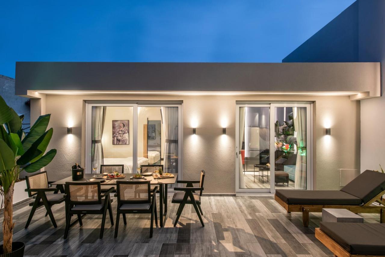 Maison Aqua Suite With Private Mini Pool Jacuzzi Херсониссос Экстерьер фото