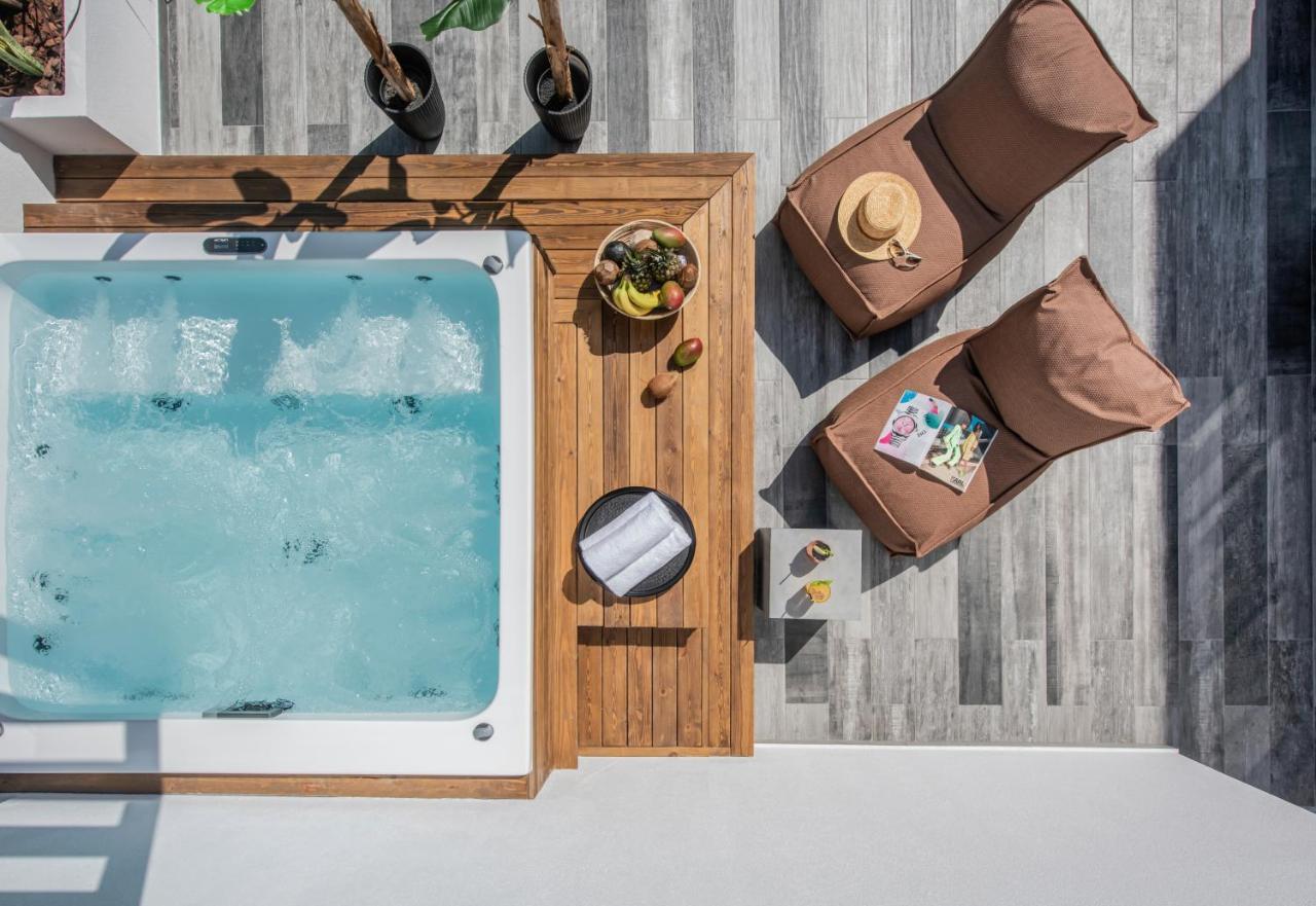 Maison Aqua Suite With Private Mini Pool Jacuzzi Херсониссос Экстерьер фото