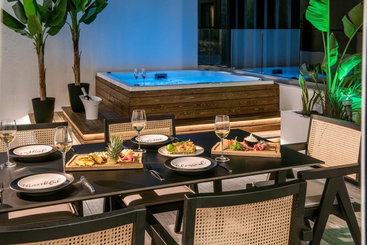 Maison Aqua Suite With Private Mini Pool Jacuzzi Херсониссос Экстерьер фото