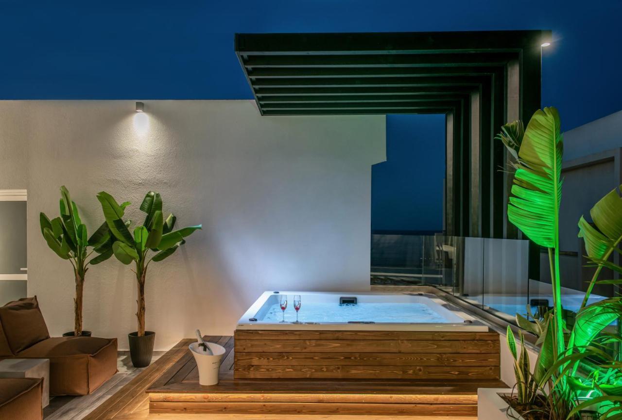 Maison Aqua Suite With Private Mini Pool Jacuzzi Херсониссос Экстерьер фото