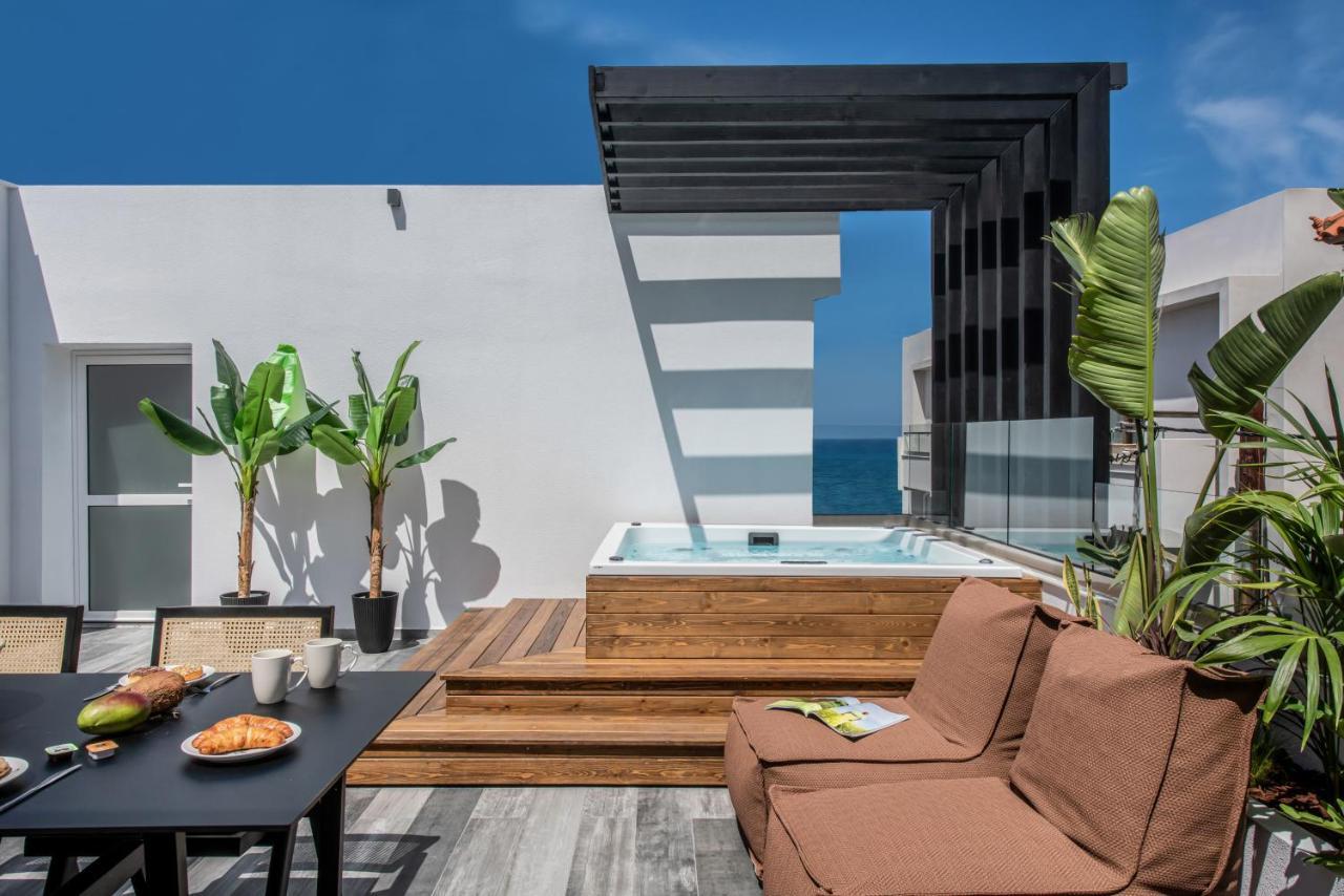 Maison Aqua Suite With Private Mini Pool Jacuzzi Херсониссос Экстерьер фото